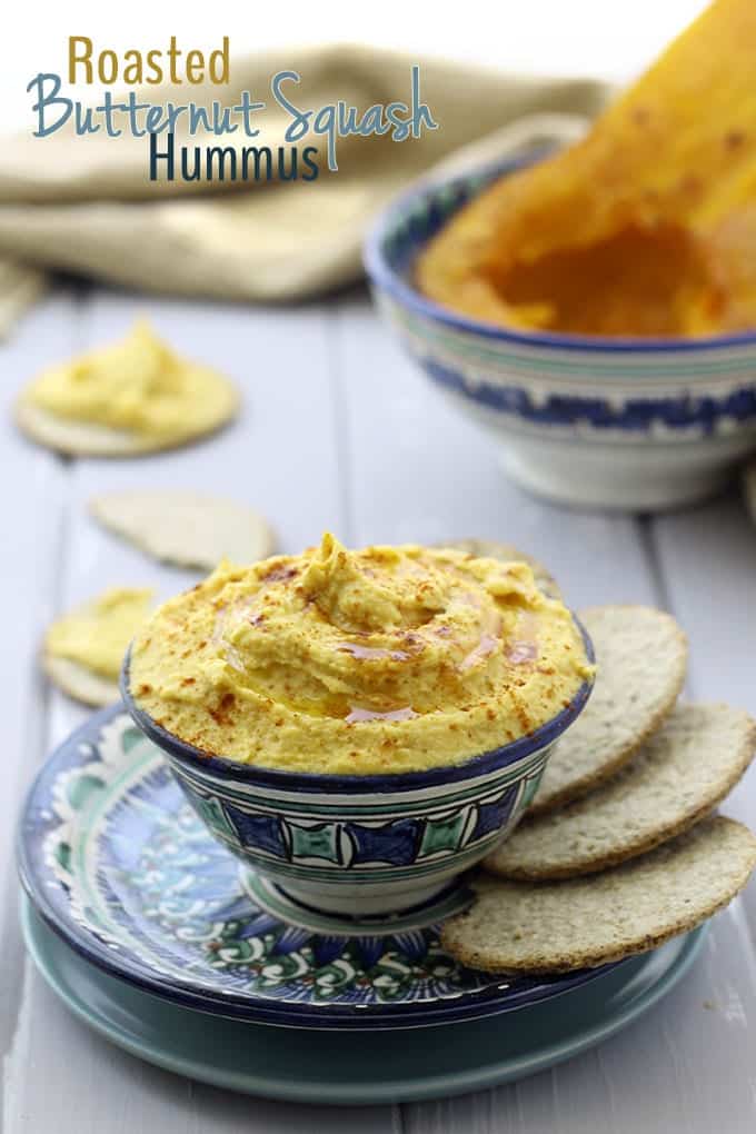 Roasted butternut squash hummus 15 Yummy Fall Appetizers: Mouthwatering Ideas, Recipes