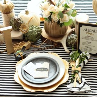 15 DIY Thanksgiving Tablescapes and Place Settings