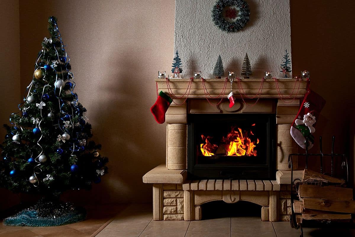 DIY fireplace surround