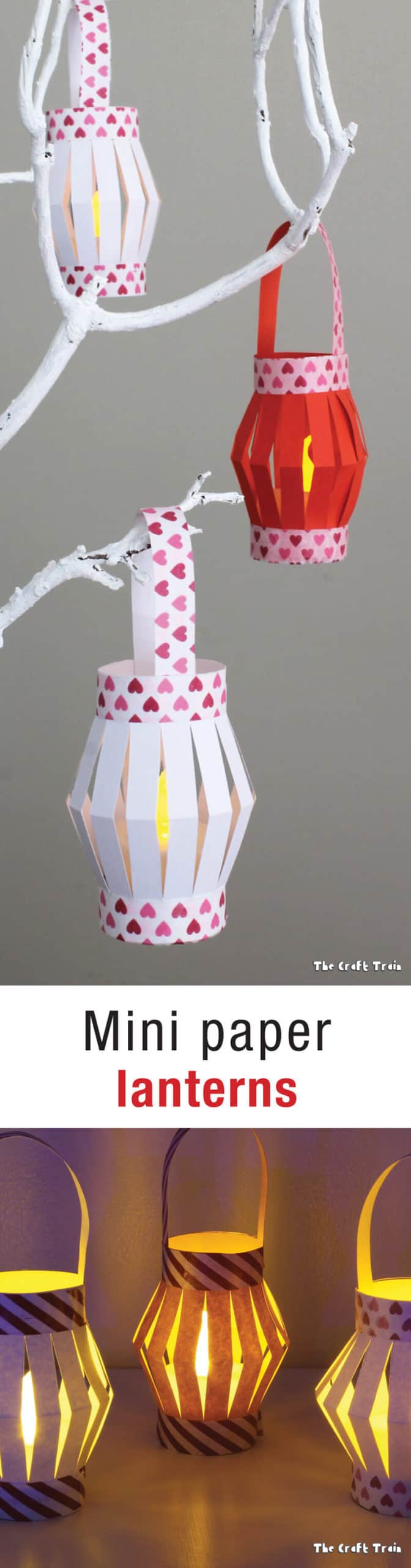 Mini paper lanterns