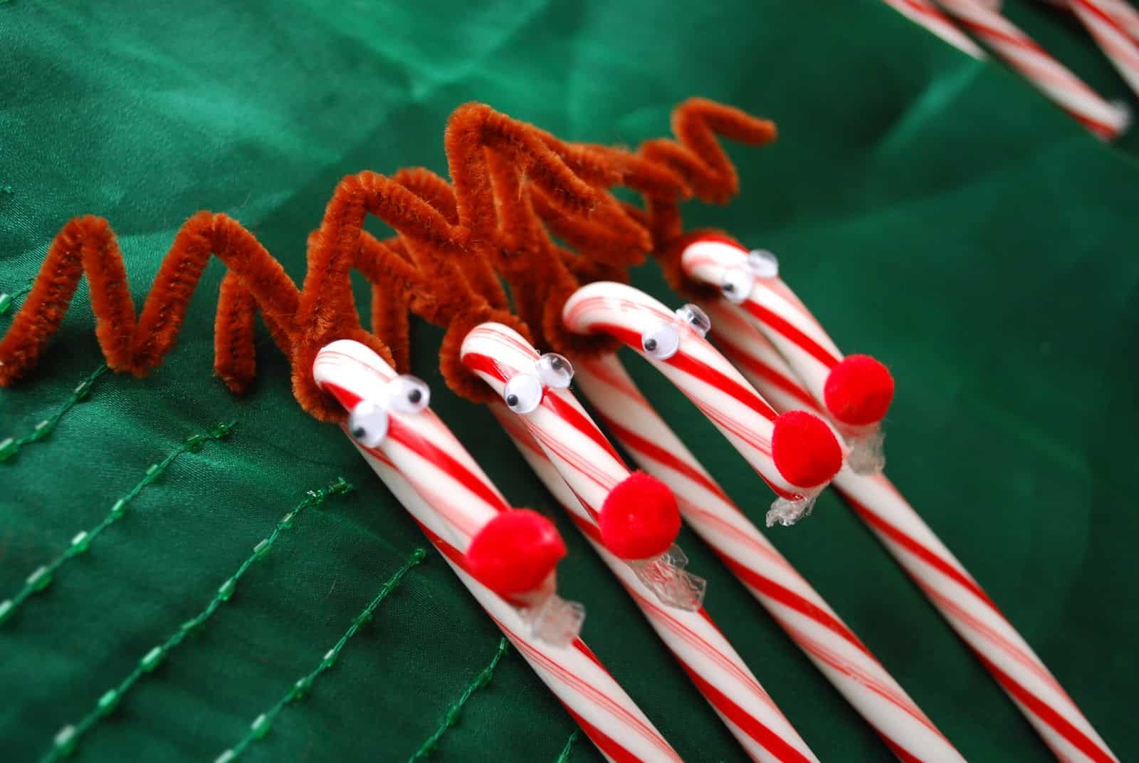 Rudolph candy canes