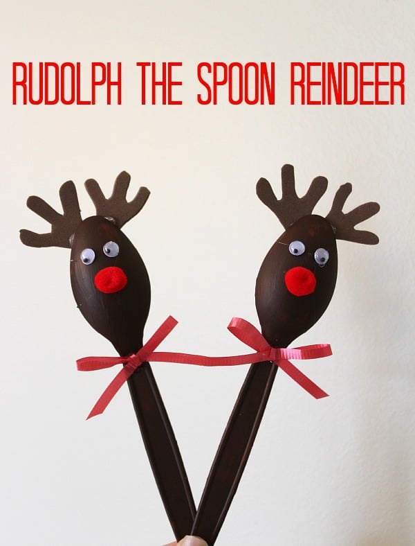 Rudolph spoons craft