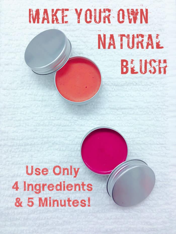 DIY natural cream blush