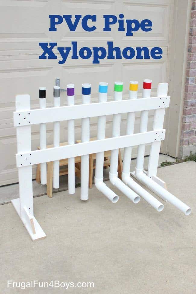 PVC pipe xylophone
