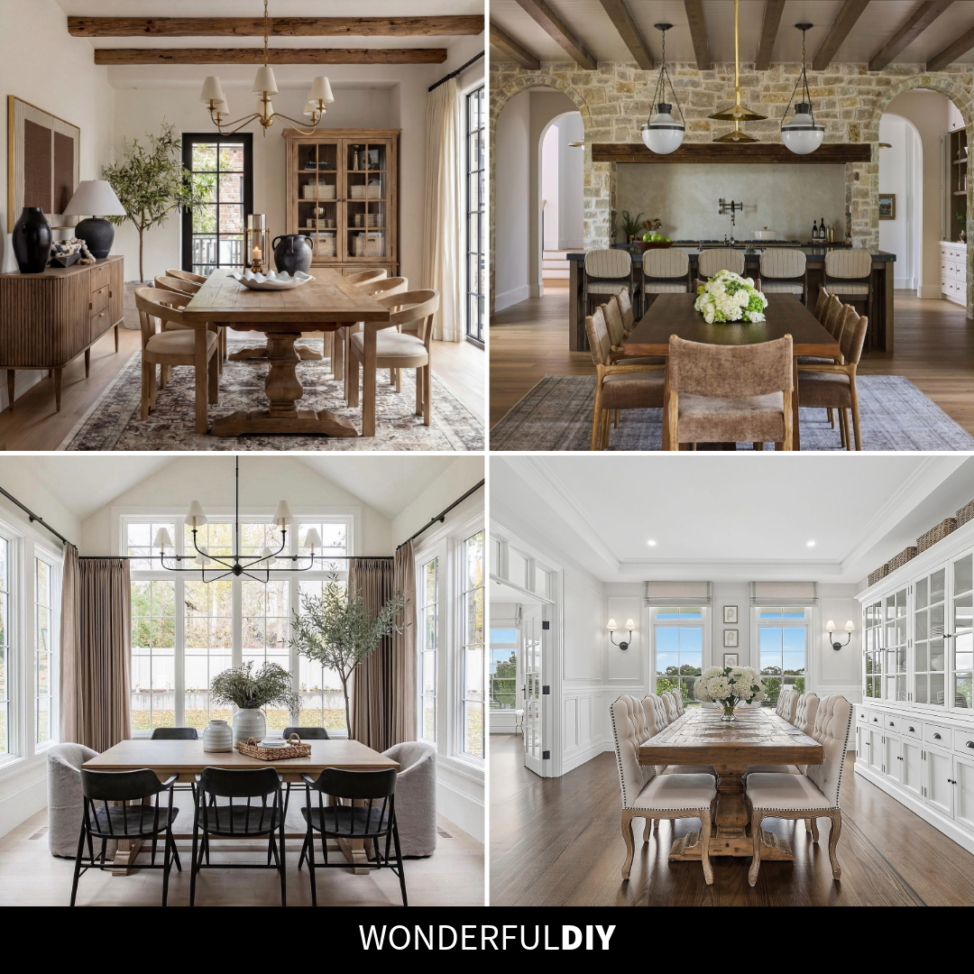 reclaimed-wood-beams-trestle-table-modern-farmhouse-dining.