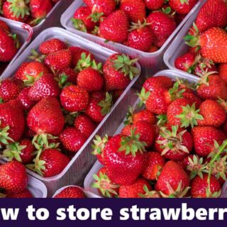 Storing strawberries