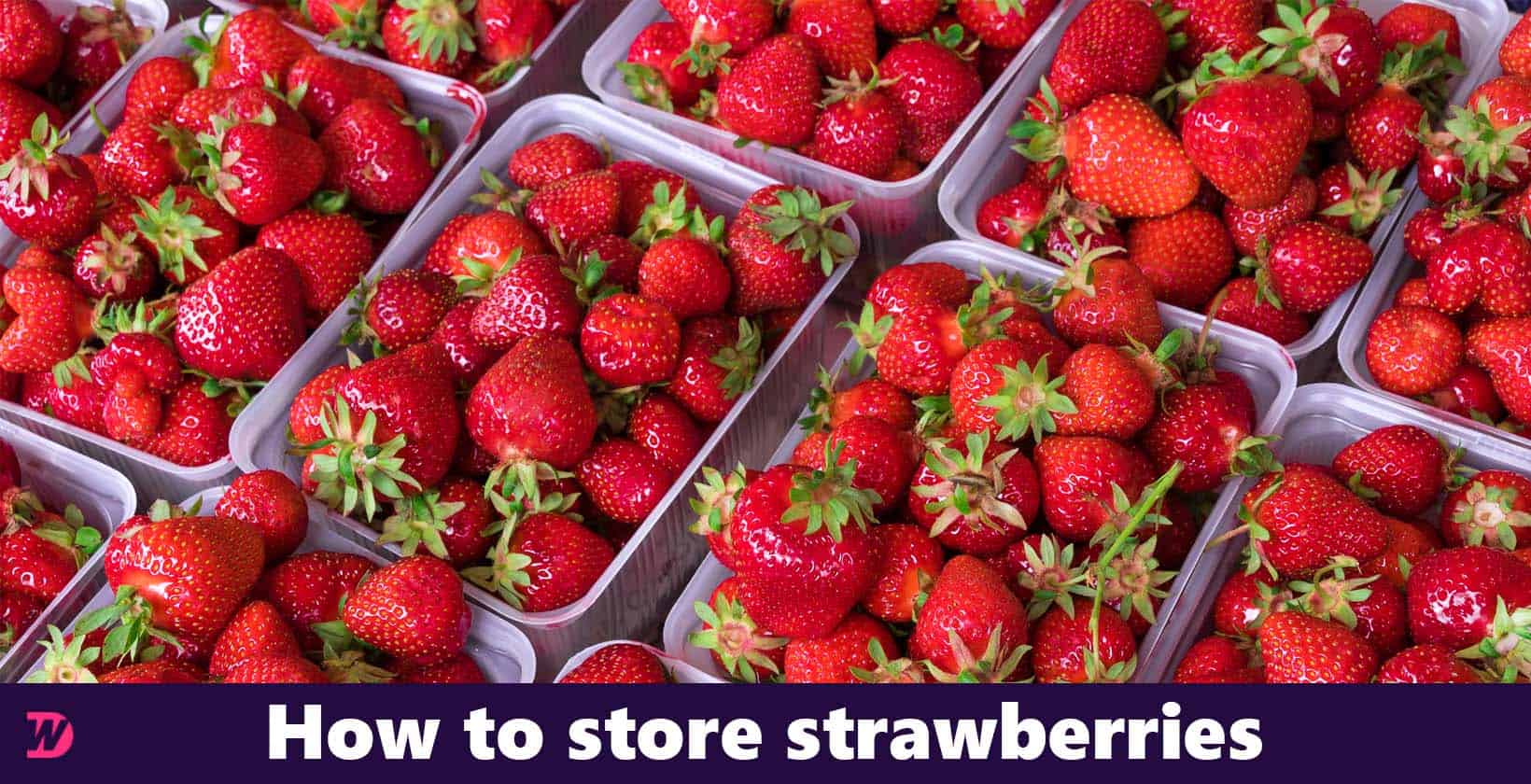 Storing strawberries